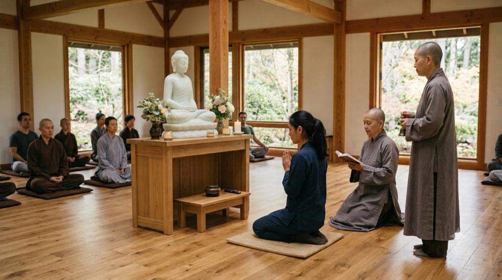 taking the refuge triple gem buddhism