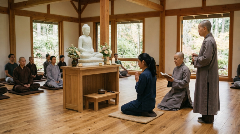 taking the refuge triple gem buddhism